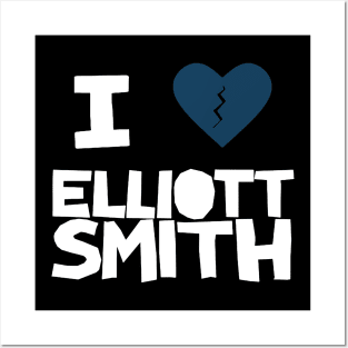 i love elliot smith Posters and Art